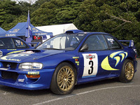 【スバルWRC歴代　写真蔵】1998インプレッサ555 WRC98　サンレモ・ラリー車 画像