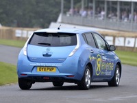 【グッドウッド12】日産 リーフ リバース走行でヒルクライム新記録［動画］ 画像