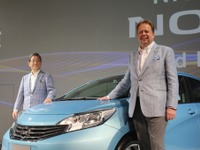 【新聞ウォッチ】日産、新型ノート、海の日の港ヨコハマで「水も滴る」デビュー 画像