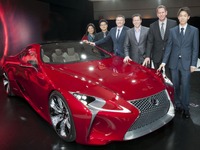 レクサスのハイブリッドスポーツクーペ、 LF-LC …市販が決定か 画像