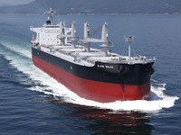 川崎重工、58型ばら積運搬船 アラン マジュ を引き渡し 画像