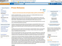 アマゾン決算、Kindle Fireのコストなどで純利益96％減 画像