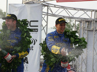 【WRCラリージャパン】フィニッシュ!!!　スバル地元でソルべルグ勝利 画像