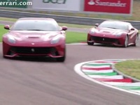 フェラーリ F12 ベルリネッタ、アロンソとマッサが熱いバトル［動画］ 画像