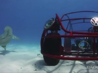 VW ザ・ビートル の「シャークケージ」…海底でサメと泳ぐ［動画］ 画像