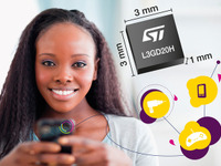 STマイクロ、超小型3軸ジャイロセンサを発表 画像