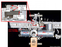 星出宇宙飛行士、トラブル発生で船外活動完了できず 画像