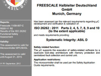フリースケール、車載マイクロコントローラとして初めてISO 26262の認証を取得  画像