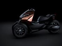 【パリモーターショー12】プジョーのHVスクーターコンセプト、ONYX …モーターバイクにも変身 画像