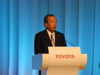 【トヨタ 環境技術発表】内山田副会長「ディーゼルエンジンも世界トップクラス」 画像