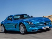 【パリモーターショー12】メルセデスベンツ SLS AMG の市販EV…4モーターで最大出力750ps 画像