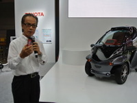 【CEATEC12】トヨタ友山常務役員、Smart INSECTは「常に人や家、社会と対話できる車」 画像