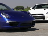 日産 GT-R 対 ポルシェ 911 カレラS…比較テスト［動画］ 画像