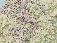 新潟中越地震…通行禁止状況 画像