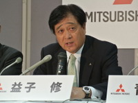 三菱益子社長、国内販売「減速傾向はエコカー補助金が切れる前から起きていた」 画像
