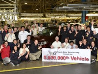 トヨタ、カナダ生産が累計500万台達成 画像