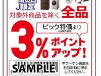 ビックカメラとNRI、購入履歴・位置・天候などに応じてクーポンを自動配信 画像