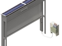 三和シヤッター、ソーラーパワーで開閉できるシャッターゲートを発売 画像