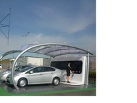 森精機、電気自動車用充電ステーションをエナジーソリューションパークに設置 画像