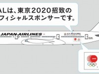 JAL、2020年五輪の東京招致特別塗装機が国内線に就航 画像