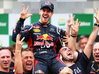 【F1 ブラジルGP】ベッテル3年連続ワールドチャンピオン獲得 画像