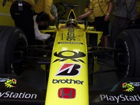 【ホンダF1ストーキング】悪天候に苦しむジョーダン 画像