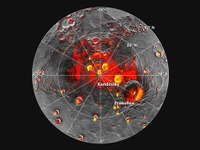 水星に氷、NASAメッセンジャー探査機が確認 画像