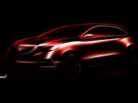 【デトロイトモーターショー13】アキュラの最上級SUV、MDX 新型を予告 画像