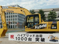 コマツ、ハイブリッド油圧ショベルの国内導入累計1000台を達成…CO2削減に貢献 画像