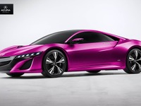 ホンダ NSX 次期型のカラーリングを楽しむ…Facebookで公開 画像