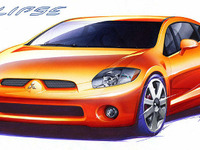 【デトロイトモーターショー05】三菱自動車、4代目 エクリプスを出展 画像
