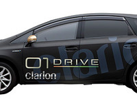 クラリオン、世界初のフルデジタルスピーカーシステム搭載デモカーを一般公開 画像