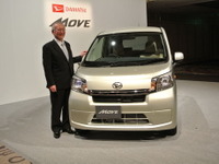 【ダイハツ ムーヴ 改良新型】伊奈社長、ライバルは軽だけでない 画像