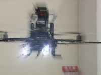 「空からもセコム」近未来型の小型飛行監視ロボットを開発 画像