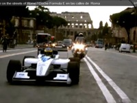 新EVレース、フォーミュラE…ローマ市街地をデモ走行［動画］ 画像