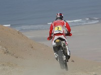 【ダカール13】第4ステージ、モト部門でホンダ勢が快走 画像