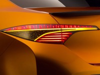 【デトロイトモーターショー13】トヨタの新型セダンコンセプト、Furia…お尻が見えた！ 画像
