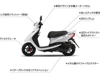 ヤマハ、ジョグCE50シリーズの2013年モデルを設定、女性向けピンク設定 画像