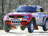 【パリダカ05】三菱チーム、シェイクダウン好調 画像