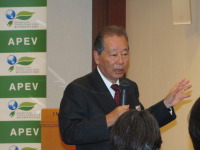 APEV福武会長「超小型EV向けのモーターとインバーターを廉価で入手する」 画像