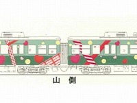 京阪電鉄、バレンタインイベントでラッピング電車を運行 画像