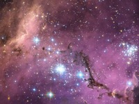 紫のベルベットに宝石を散りばめた…大マゼラン雲 画像