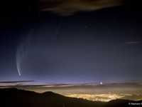 記録上で最も明るい彗星に…マックノート彗星 画像