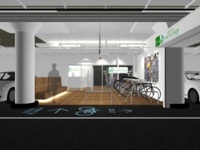 自転車通勤者向け駐輪場 HIBIYA RIDE 開業 画像