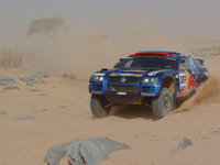 【パリダカ05】レグ6…日産勢トラブル、増岡2位、トップは? 画像