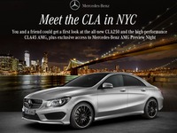 【ニューヨークモーターショー13】メルセデスCLAに最強のCLA45 AMG…デビューが確定 画像
