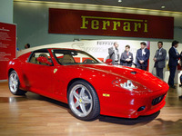 【ロサンゼルスモーターショー05】写真蔵…フェラーリ スーパーアメリカ の屋根 画像