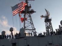 USSハリバートン、6か月の任務を終えてメイポート海軍基地に帰港 画像