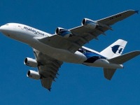 マレーシア航空、同社5機目となるA380がクアラルンプール国際空港に到着 画像