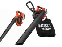 ブラック＆デッカー、36Vリチウムイオンバッテリー採用の庭掃除機を発売 画像